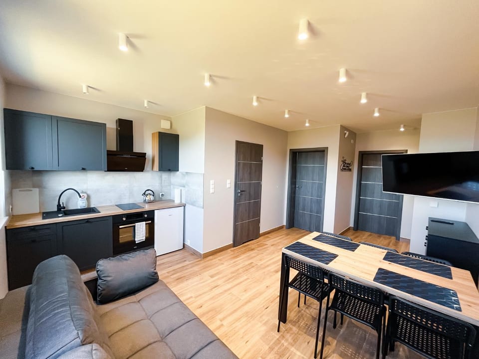 Kitchen or kitchenette, Living room