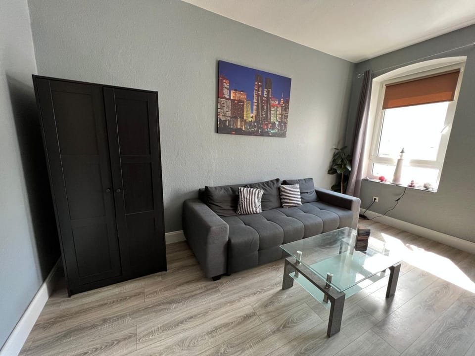 Seating area, wardrobe