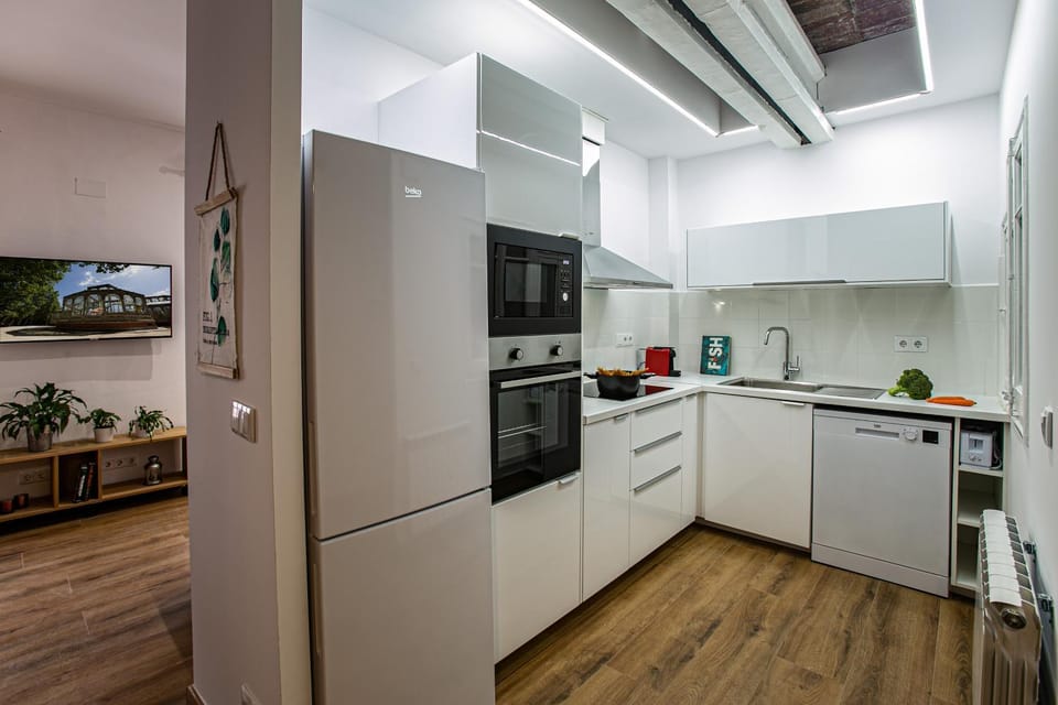 TV and multimedia, Kitchen or kitchenette, Living room, dishwasher, oven, stove, toaster