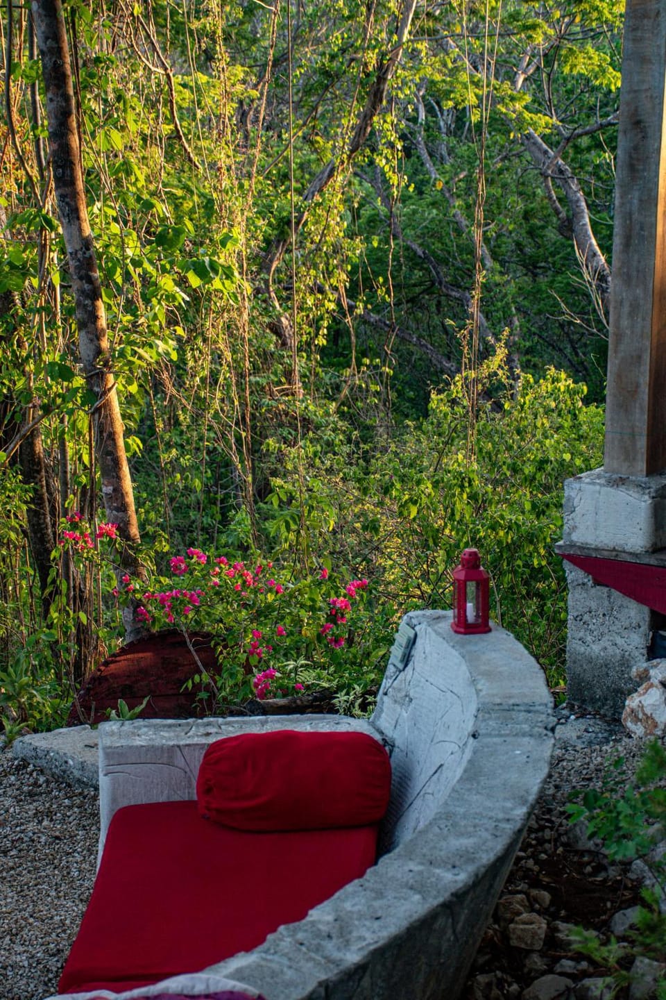 Patio, Garden, Garden view, fireplace