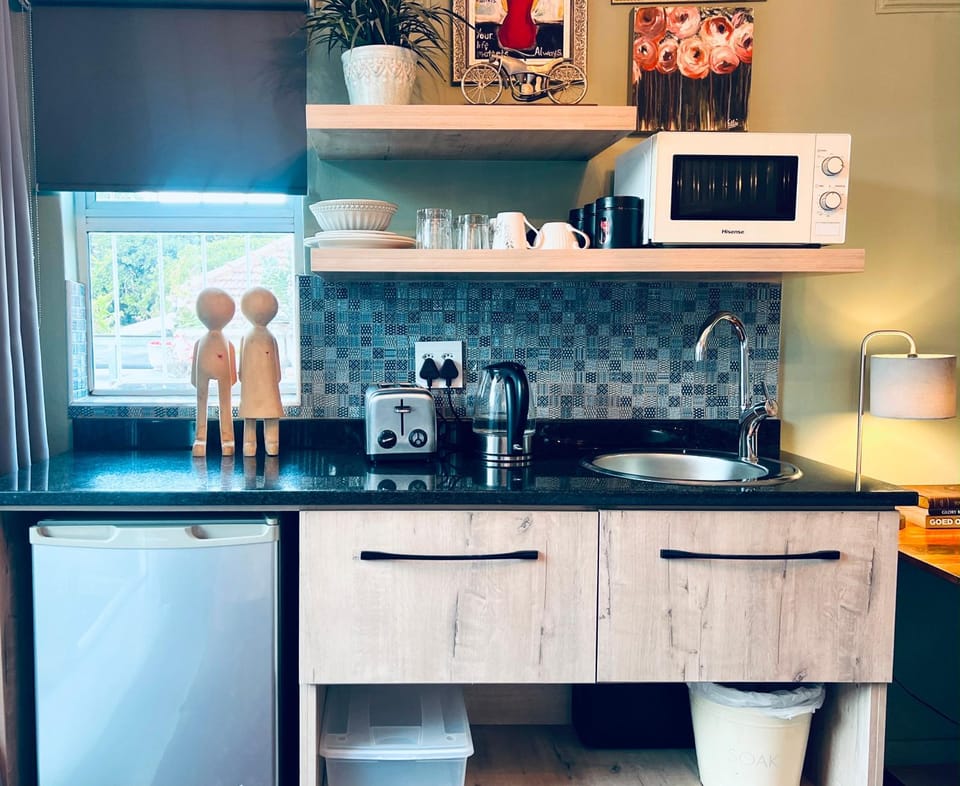 Kitchen or kitchenette, toaster