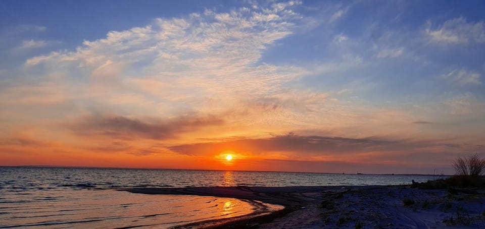 Natural landscape, Beach, Hiking, Sunset
