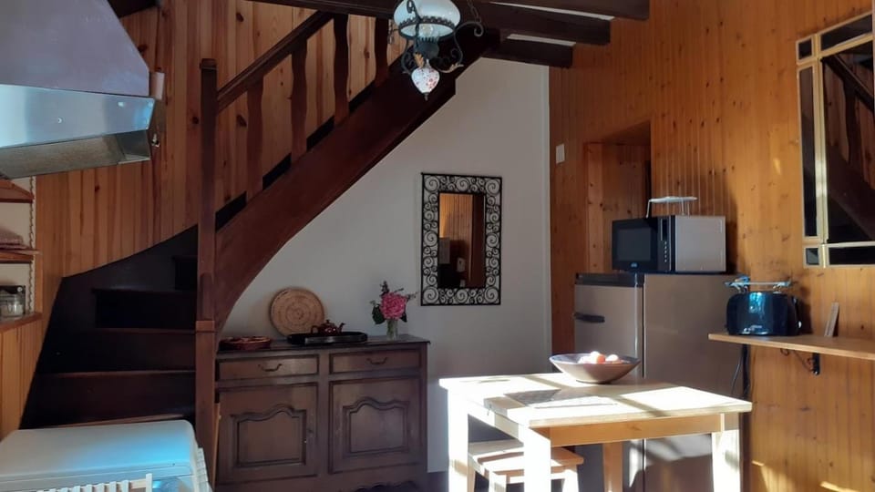Kitchen or kitchenette, Dining area, oven, toaster
