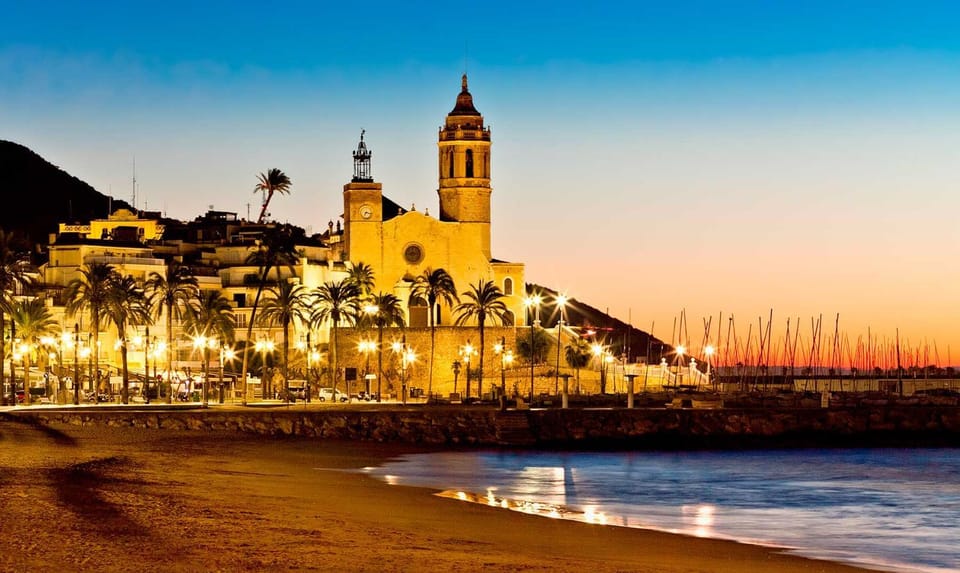Nearby landmark, Beach, Sunset