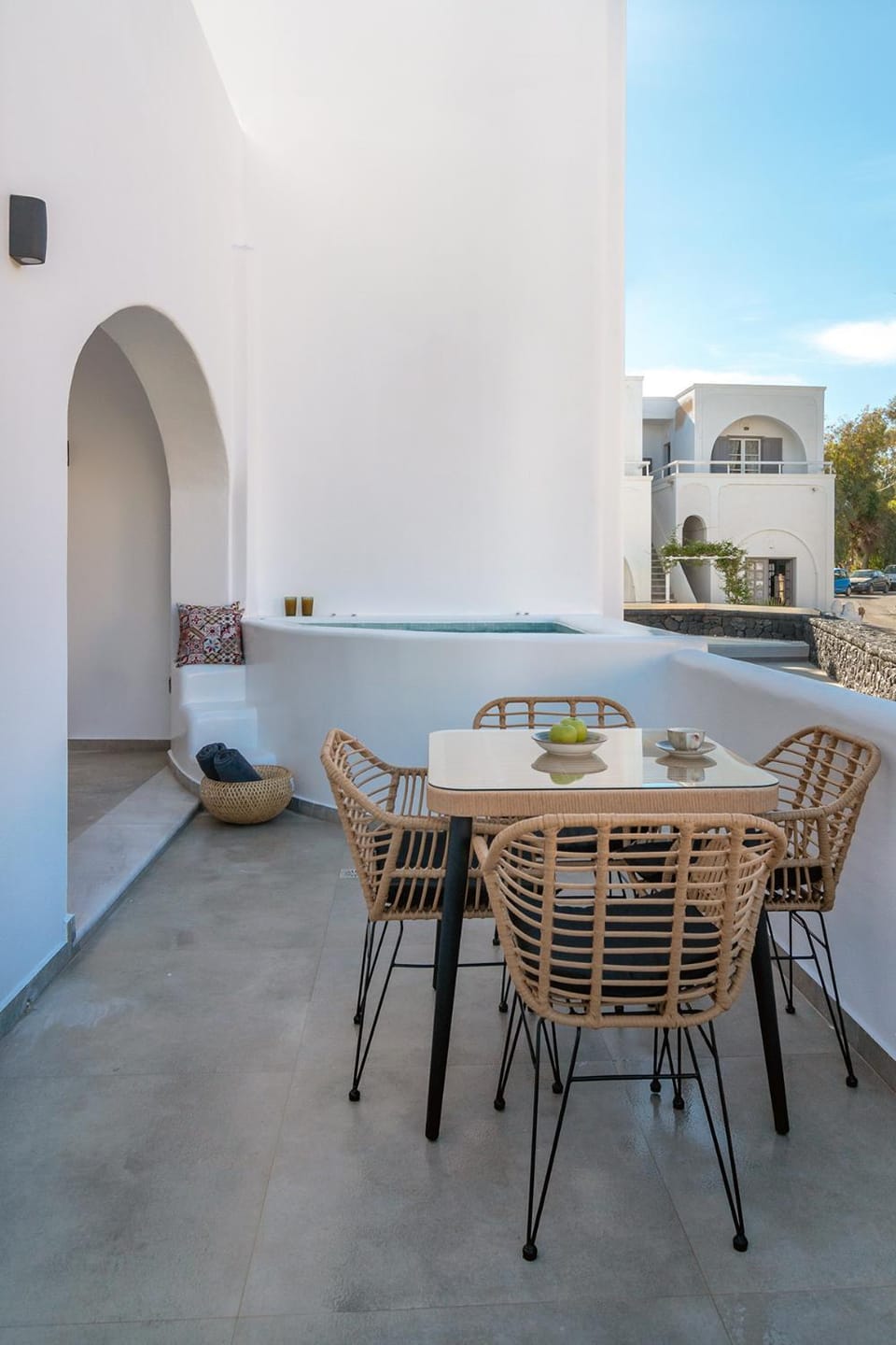 Patio, Day, Hot Tub, View (from property/room), Balcony/Terrace, Living room, Seating area, Dining area