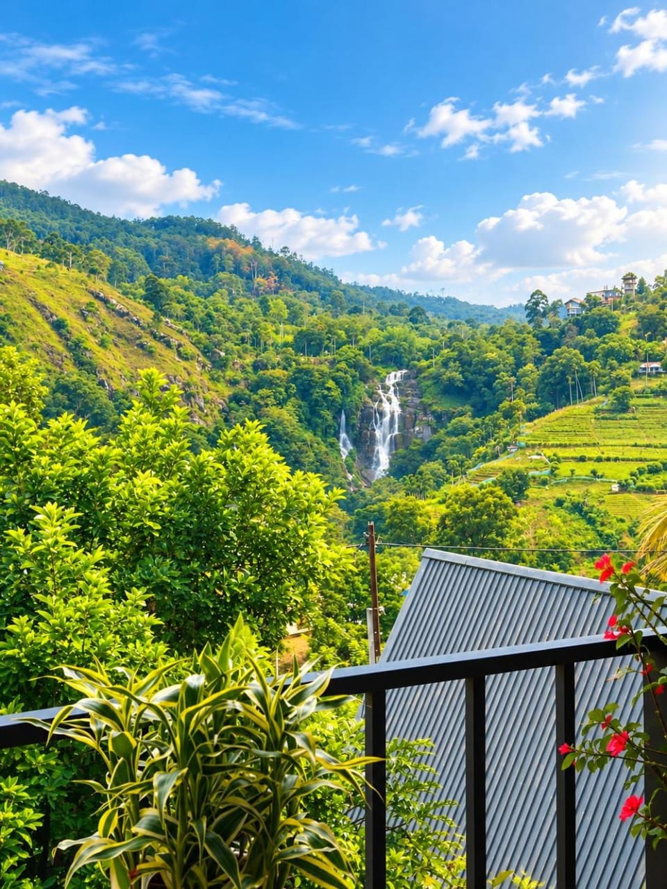 Natural landscape, View (from property/room), Balcony/Terrace, Mountain view, River view