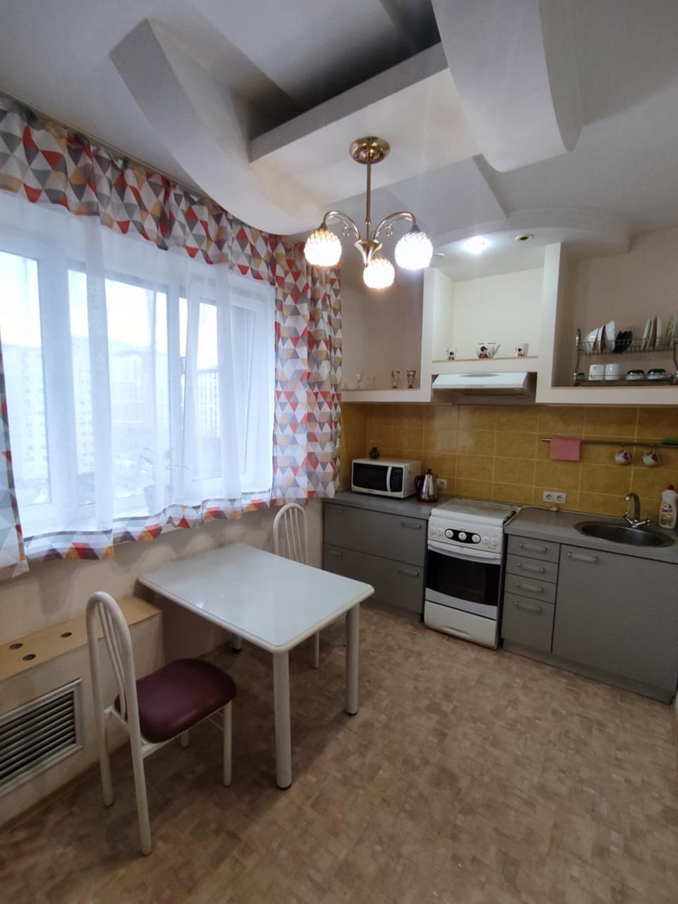 Kitchen or kitchenette, Living room, Seating area, Dining area, minibar, pet friendly, stove
