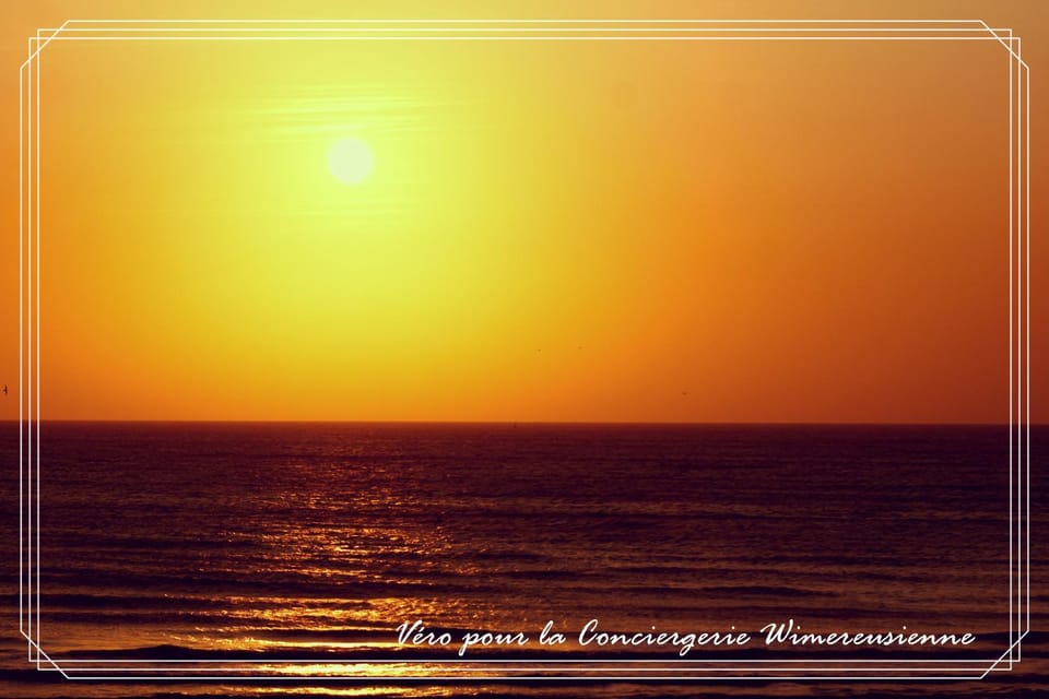 Natural landscape, Sea view, Sunset