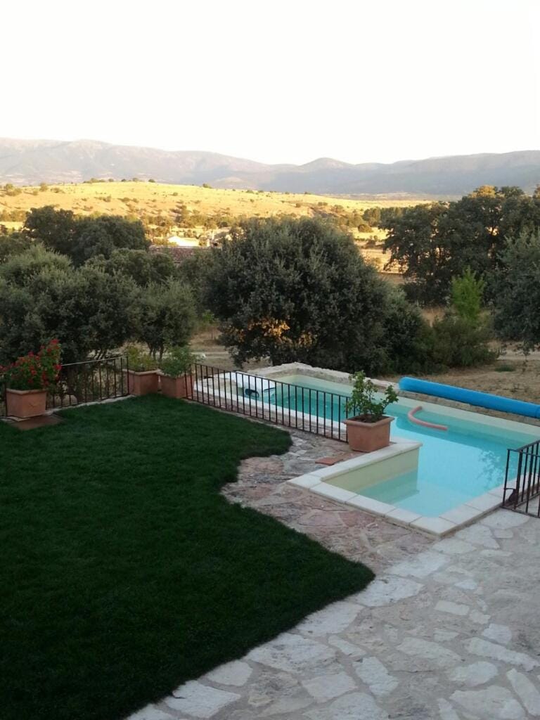 Garden, Swimming pool, Swimming pool, Sunrise