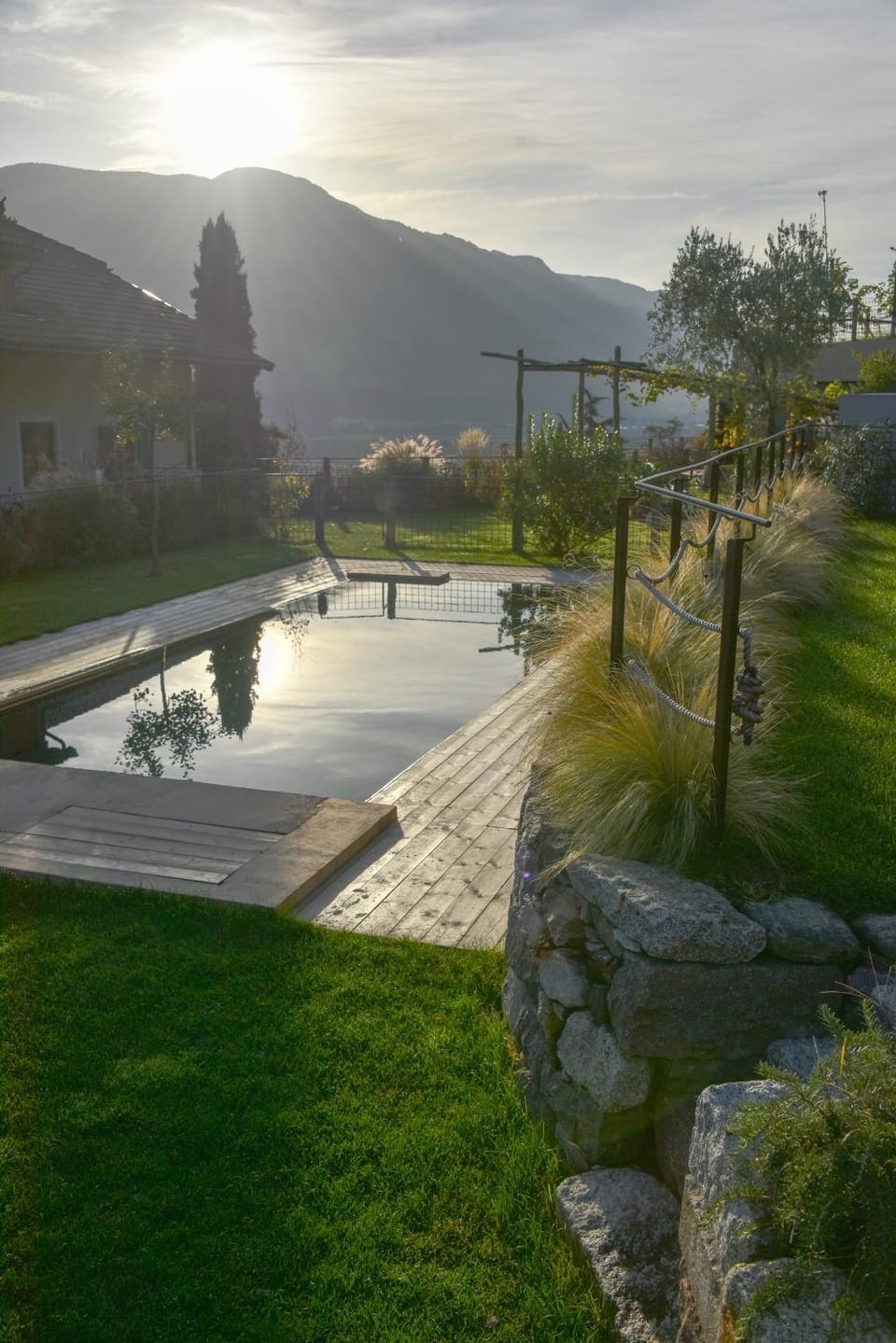 Swimming pool, Sunrise