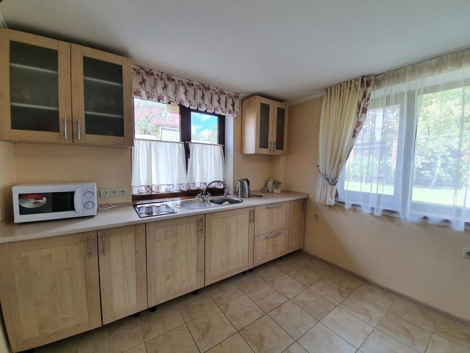 Coffee/tea facilities, Kitchen or kitchenette, minibar, stove