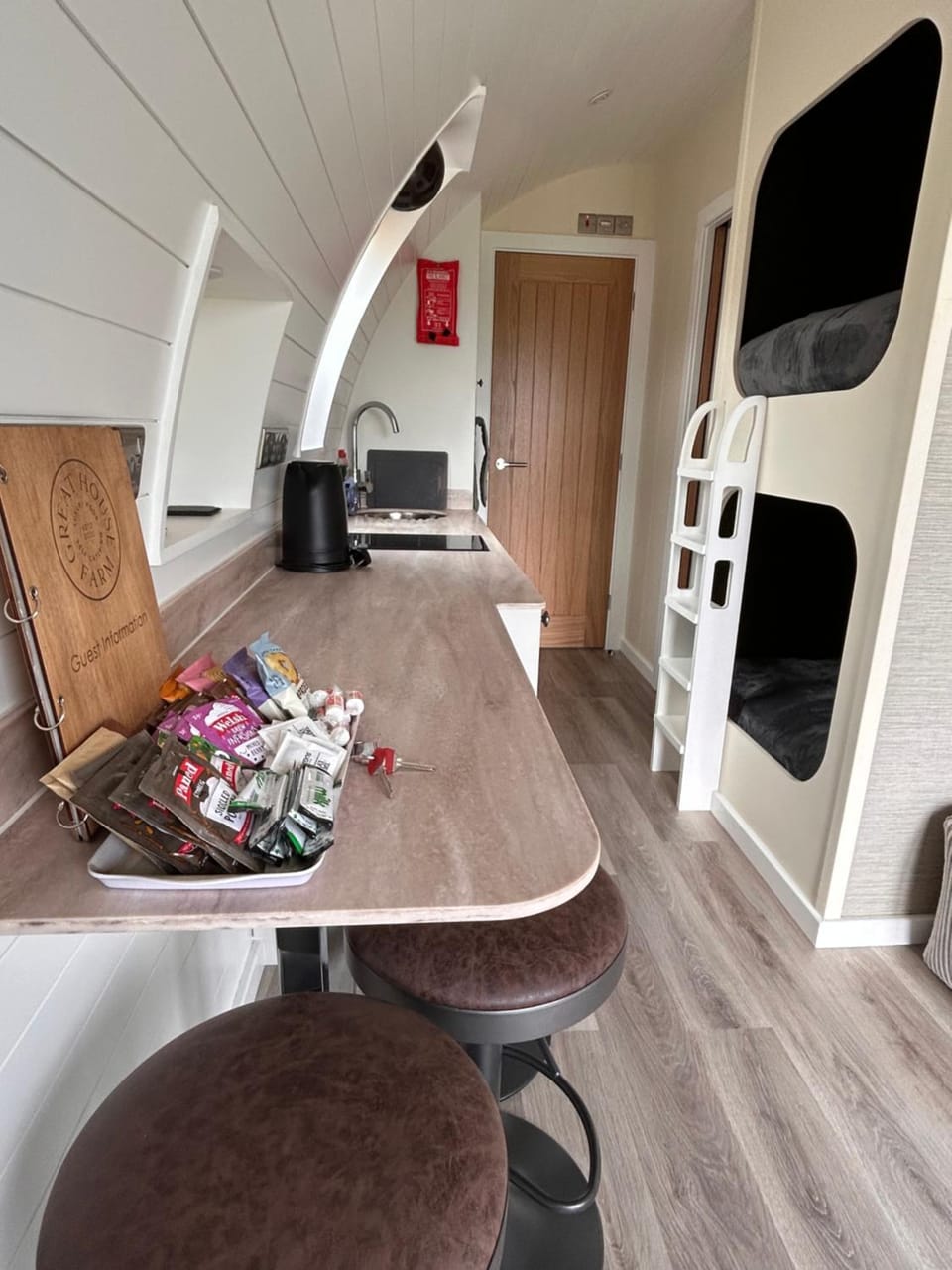 Great House Farm Luxury Pods and Self Catering Campground/ 
RV Resort in Wales
