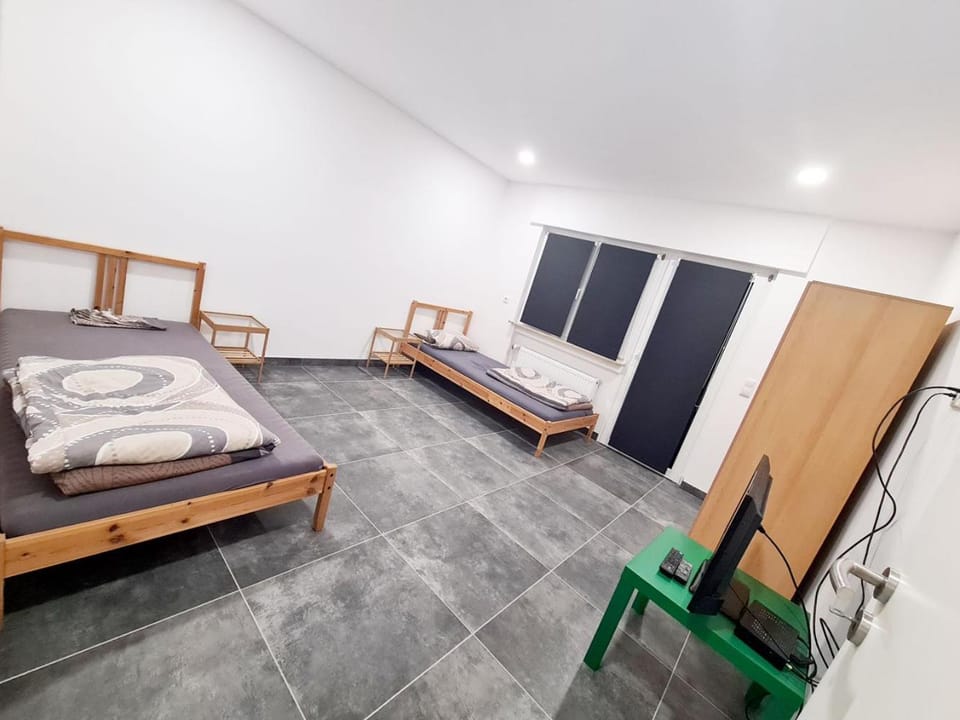 Bed, Photo of the whole room, Bedroom, towels, wardrobe