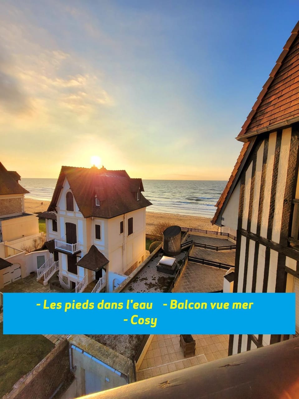 Property building, Natural landscape, Sea view, Sunset