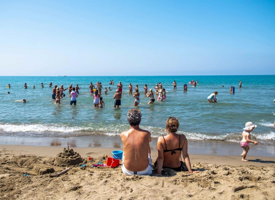 People, Beach, children