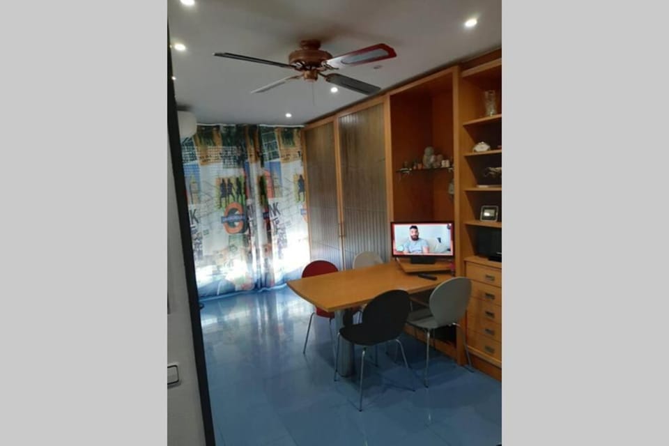 Dining area, air conditioner