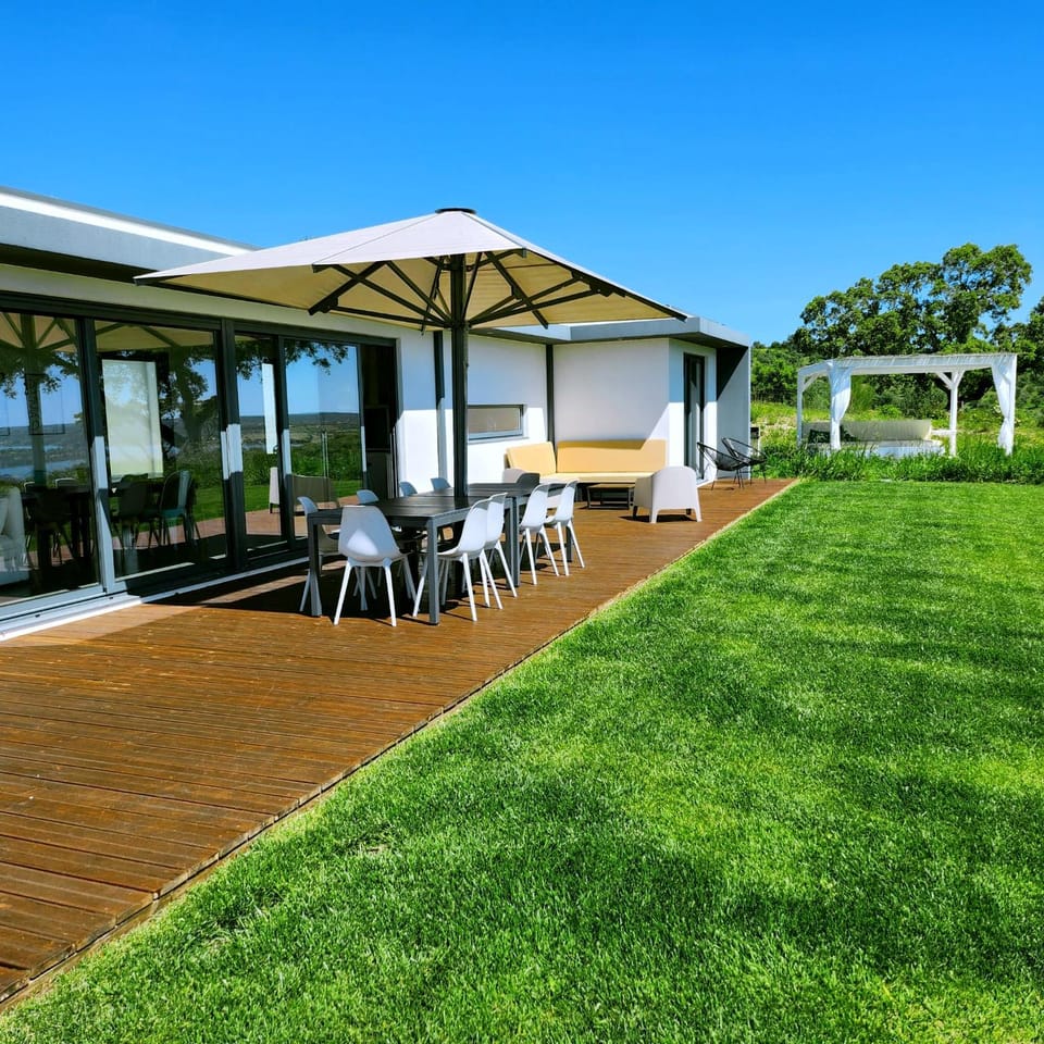 Property building, Patio, Garden, Garden view