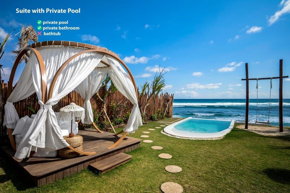 Seating area, Sea view, Area and facilities, Swimming pool