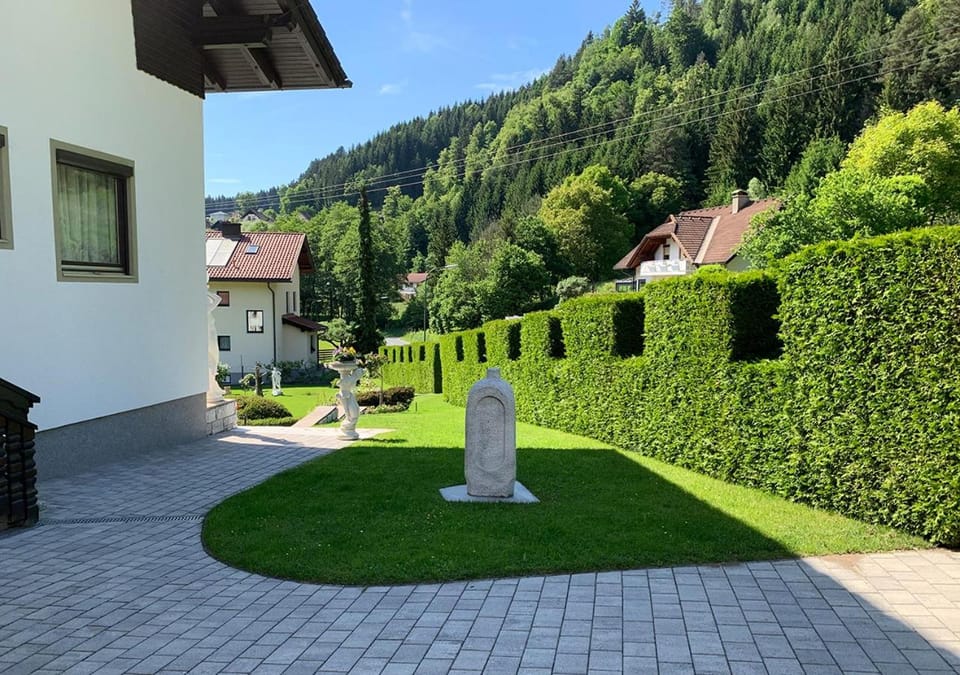 Property building, Garden view