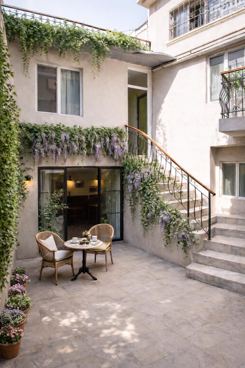 Restaurant/places to eat, Balcony/Terrace, Buffet breakfast
