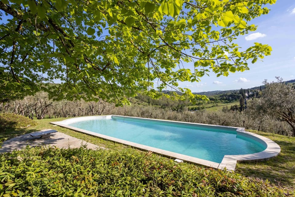 Spring, Day, Natural landscape, Pool view, Swimming pool