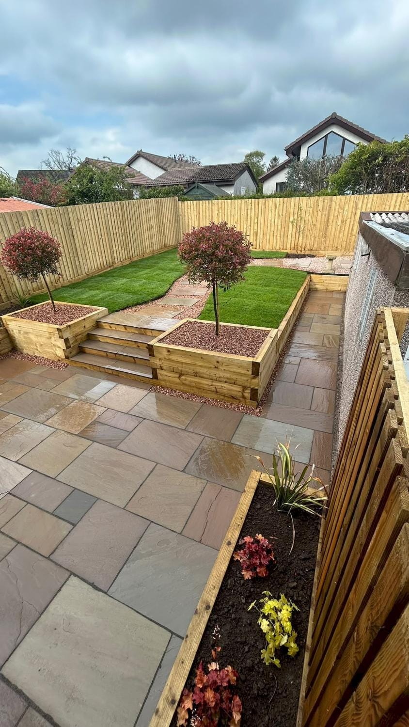 Patio, Garden, Garden view