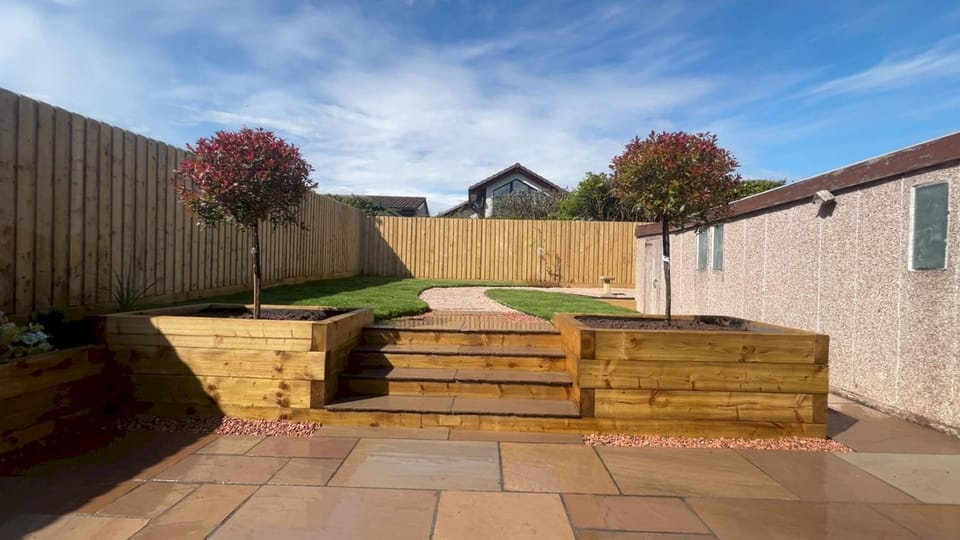 Patio, Garden, Garden view