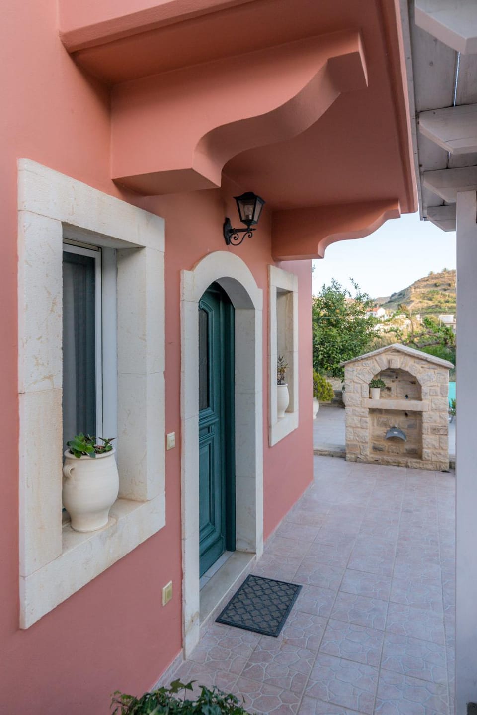 Property building, Patio