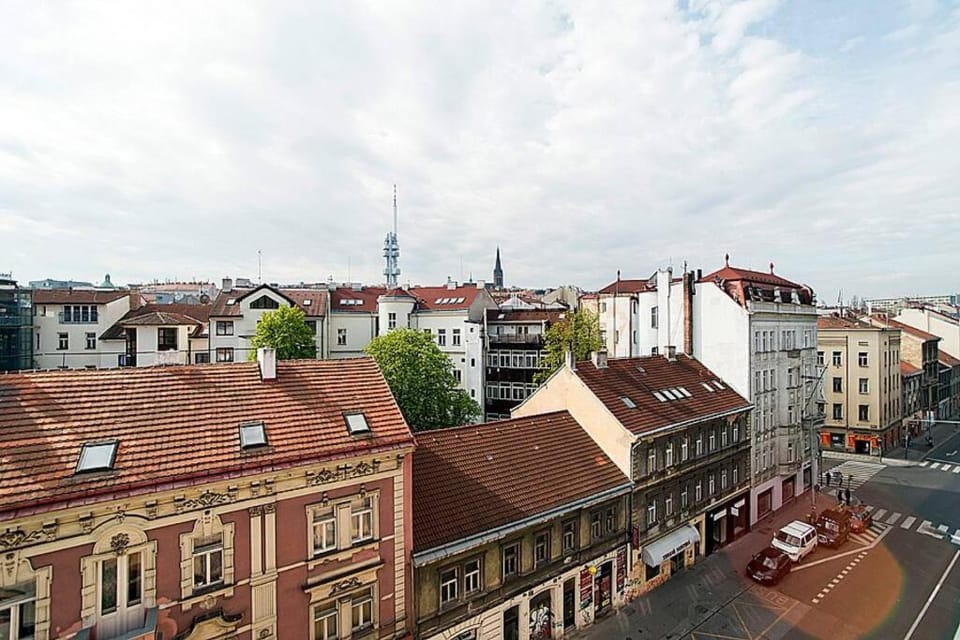 Great Terrace in Big, Central Flat Apartment in Prague