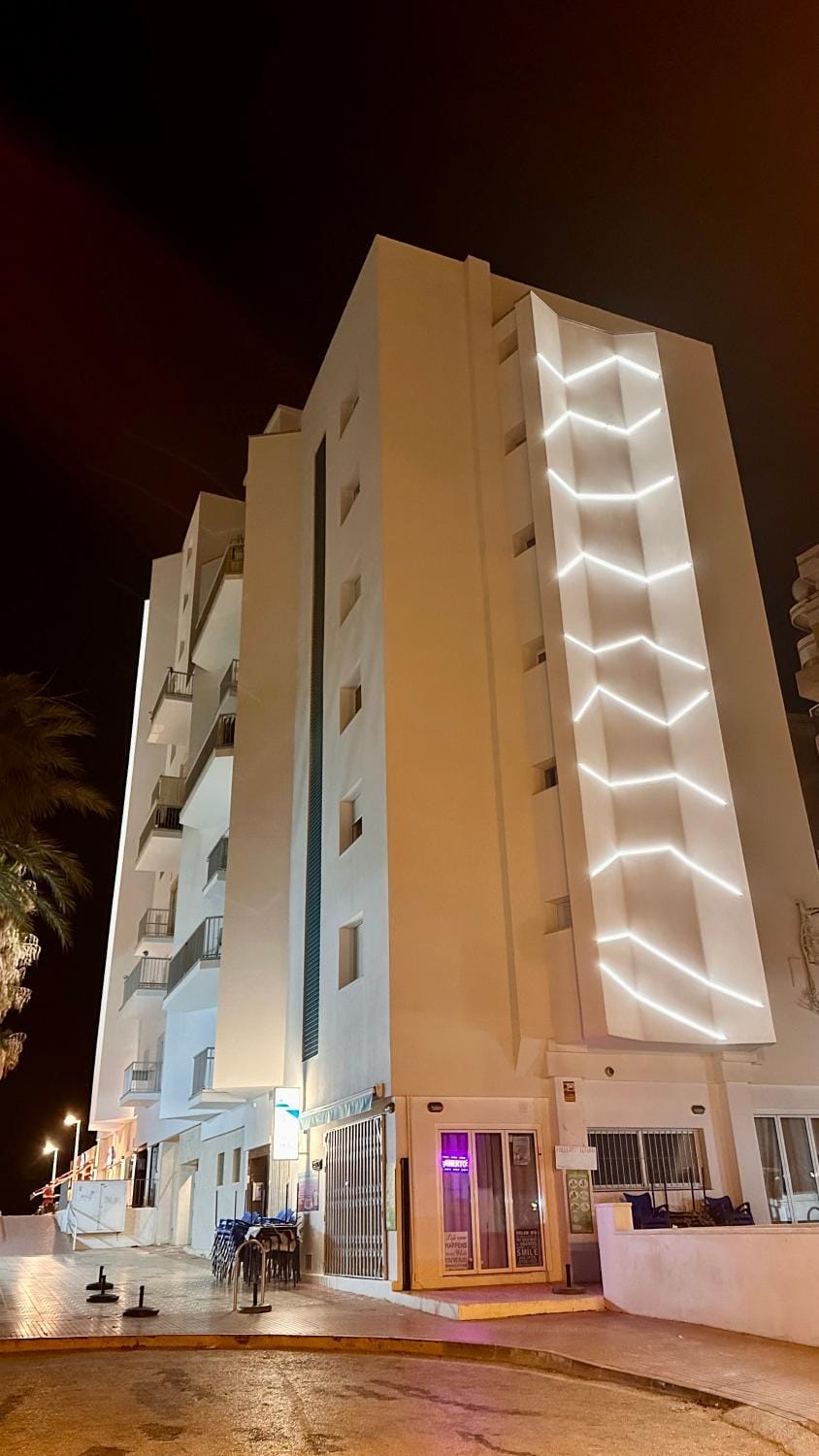 Property building, Night