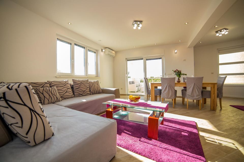 Property building, Living room, Dining area