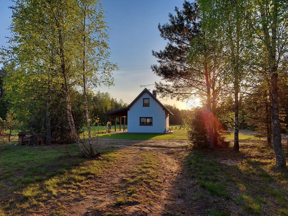 Property building, Natural landscape, Sunset