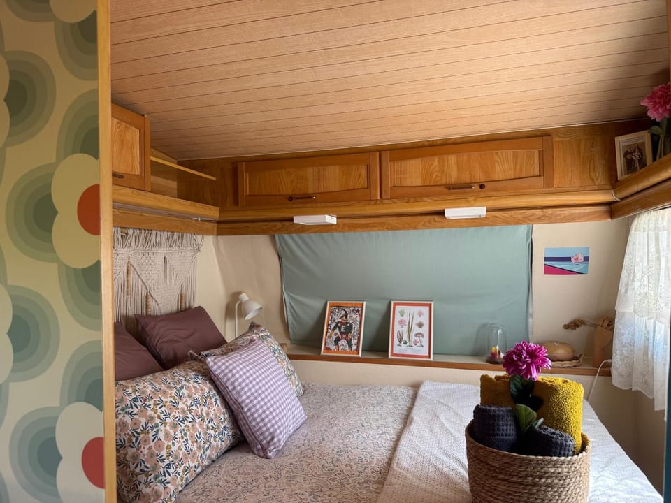 Gîte Aurinko : caravane avec bain nordique Bed and Breakfast in Occitanie