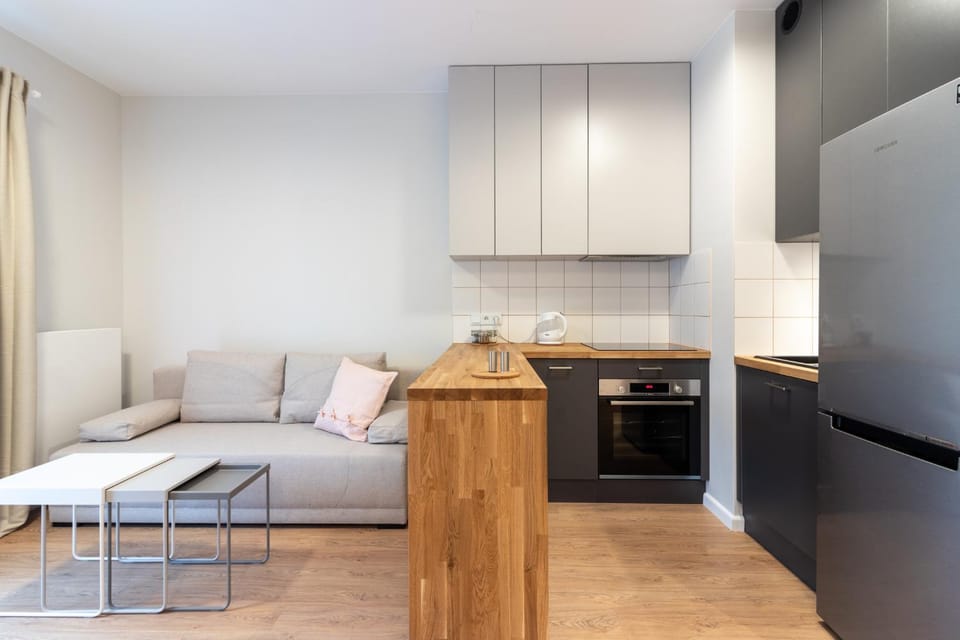 Kitchen or kitchenette, Living room