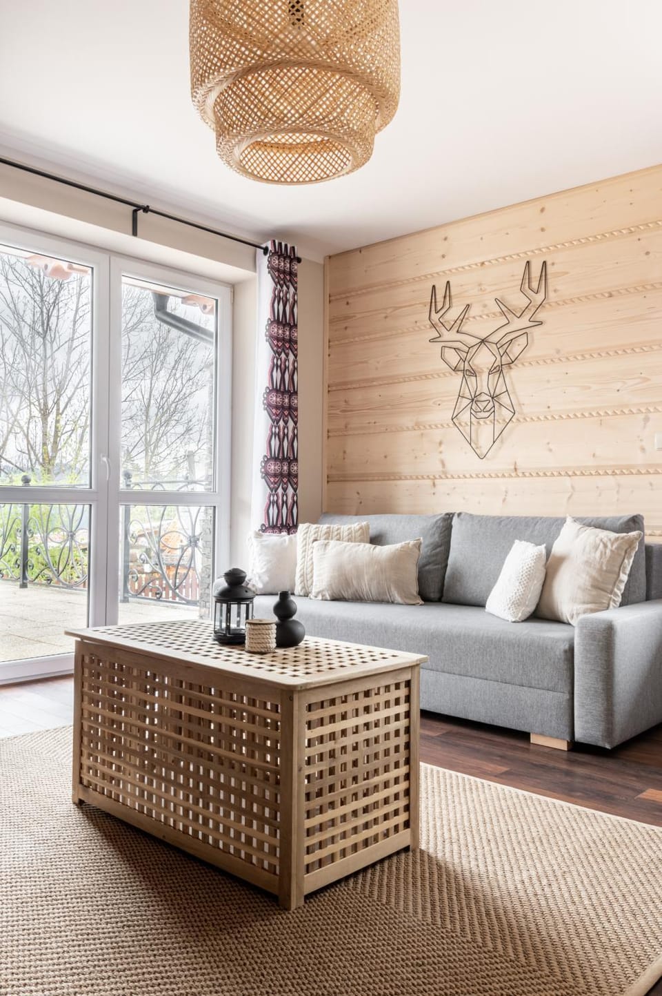 Spring, View (from property/room), Living room, Seating area