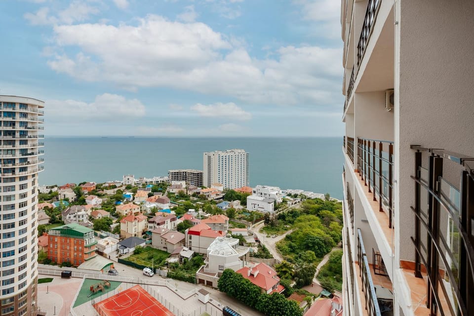 View (from property/room), Balcony/Terrace, Sea view