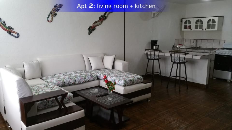 Kitchen or kitchenette, Living room