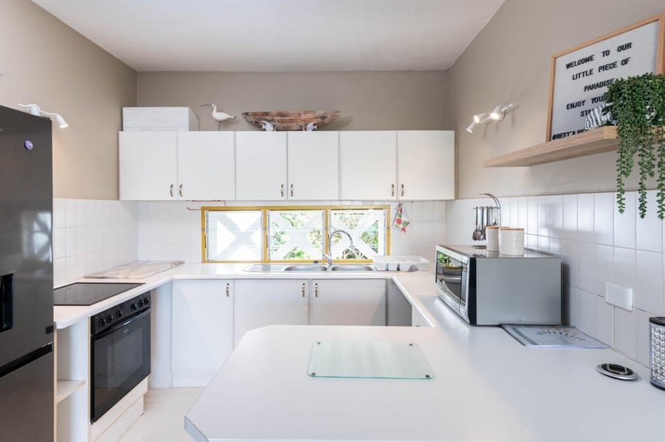 Kitchen or kitchenette, oven, stove, toaster