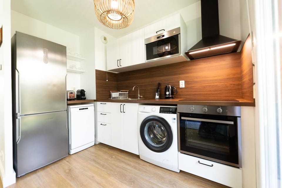 Coffee/tea facilities, Kitchen or kitchenette, dishwasher, minibar, pet friendly, stove, toaster, washing machine