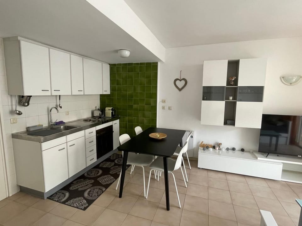 Living room, kitchen