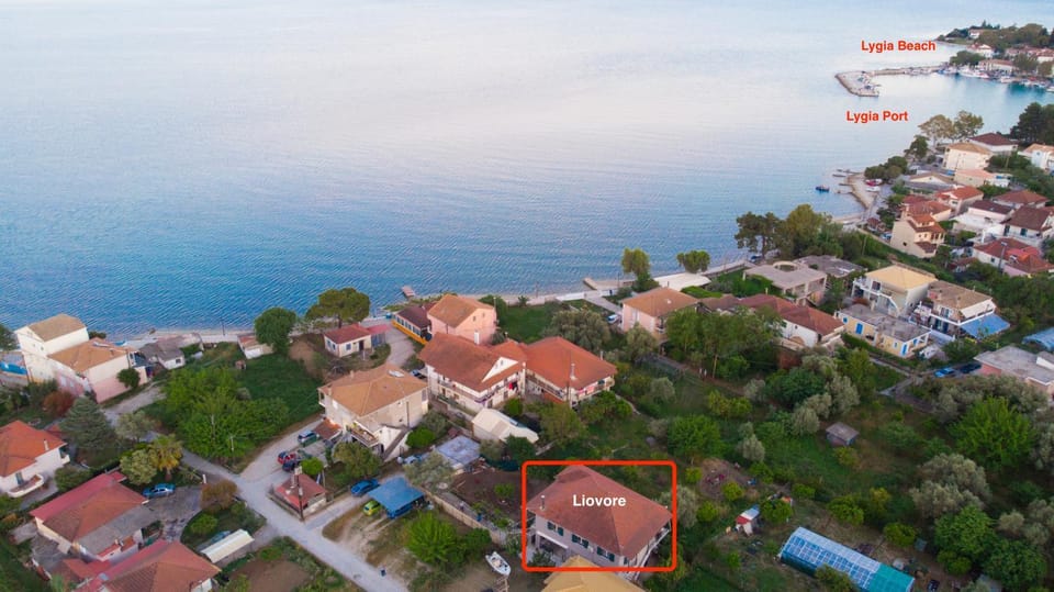Property building, Neighbourhood, Natural landscape, Bird's eye view