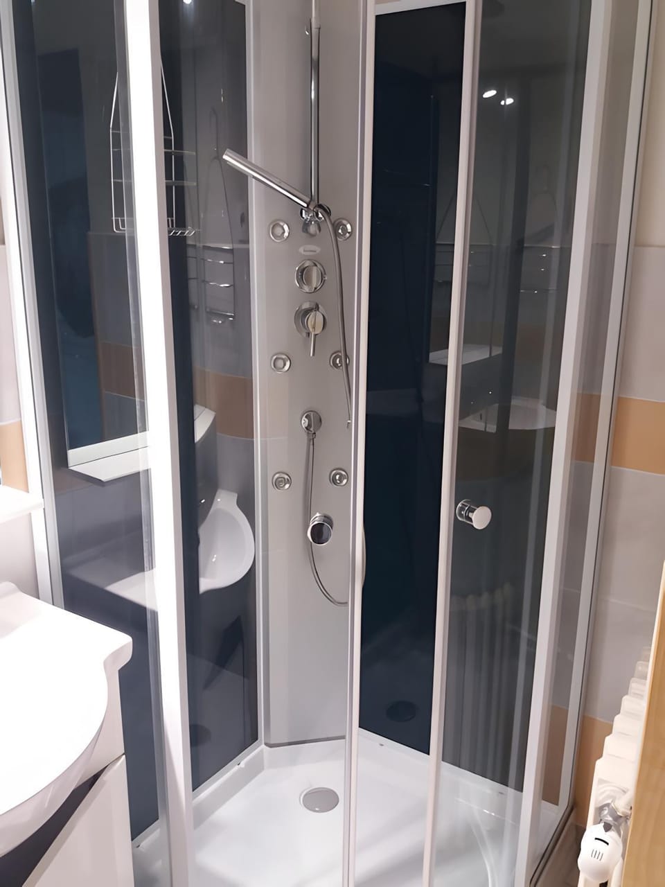 Bathroom, Living room