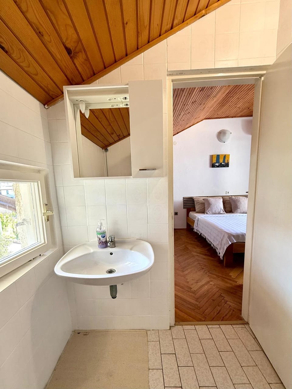 SEA VIEW STUDIO with kitchen, balcony& aircon Apartment in Lika-Senj County