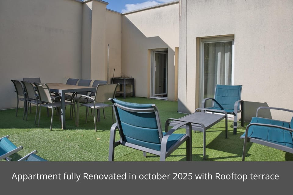 Le Duplex - Disneyland - Parking - Rooftop - Wifi Apartment in Chessy