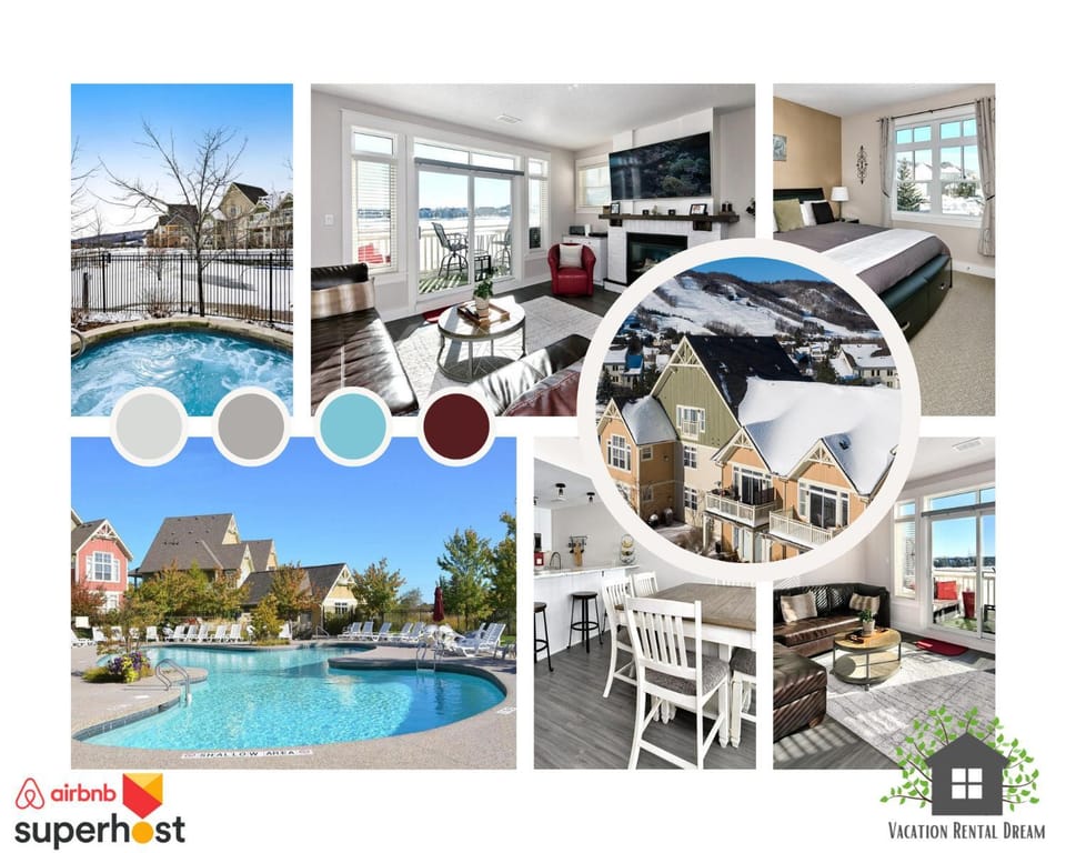 Hot Tub, TV and multimedia, Living room, Dining area, Bedroom, Pool view, Swimming pool