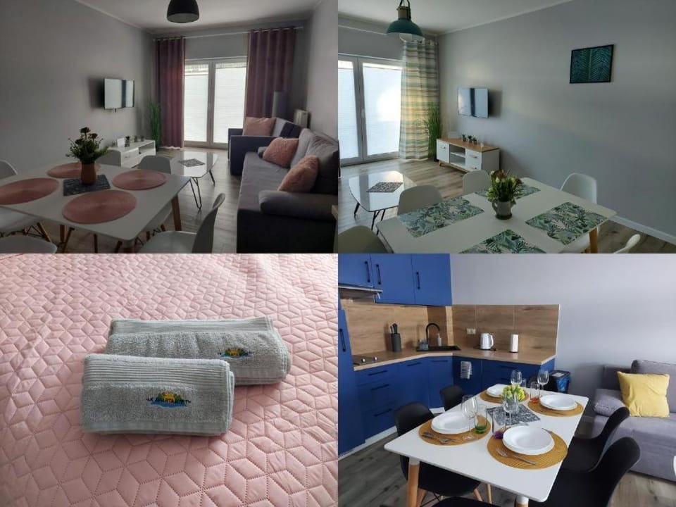 Apartamenty z tarasami "Miętowy spokój 15" "Romantyczna szarość 16" "Niebieska elegancja 17" maksymalnie dla 6 osób Apartment in West Pomeranian Voivodeship, Poland