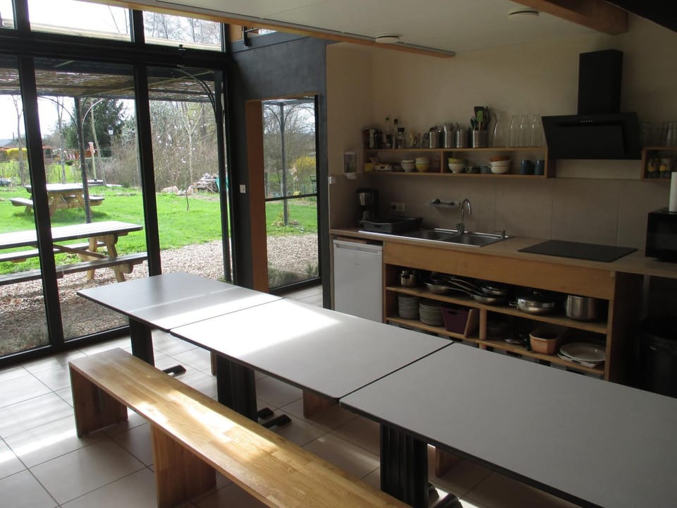Dining area, minibar, kitchen