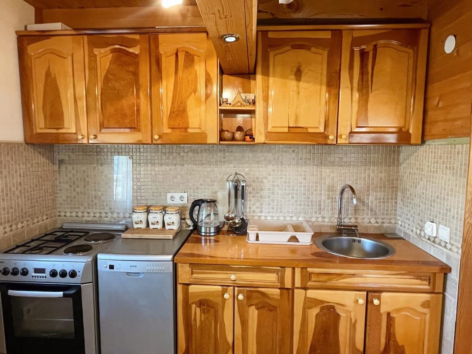 Kitchen or kitchenette, dishwasher, pet friendly, stove, toaster