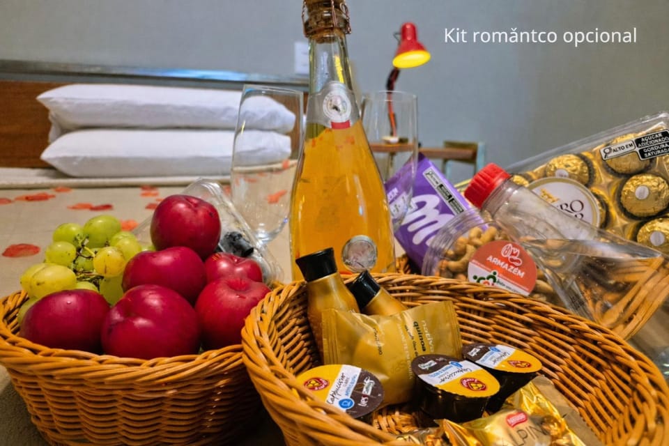 Bed, View (from property/room), Food and drinks