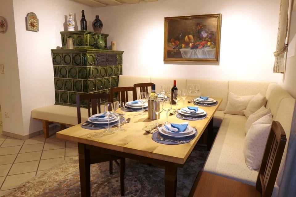 Dining area, flat iron